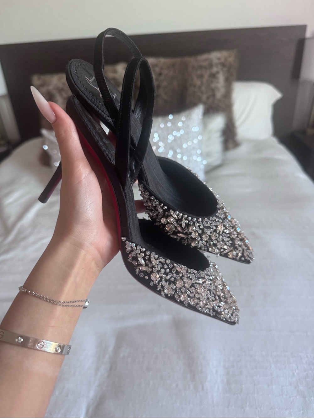 Christian Louboutin QUEENISSIMA SLING 80 - Picture 3 of 6